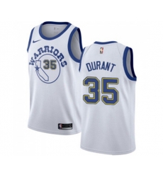 Golden State Warriors #35 Kevin Durant Swingman White Hardwood Classics Basketball Jerseys