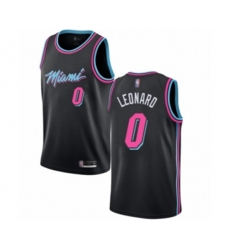 Miami Heat #0 Meyers Leonard Swingman Black Basketball Jersey - City Edition