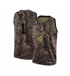 Miami Heat #1 Chris Bosh Swingman Camo Realtree Collection NBA Jersey