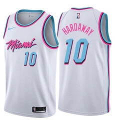 Miami Heat #10 Tim Hardaway Swingman White NBA Jersey - City Edition