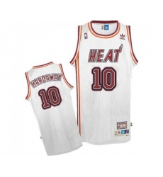 Miami Heat #10 Tim Hardaway Swingman White Throwback Basketball Jersey