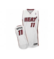 Miami Heat #11 Dion Waiters Authentic White Home NBA Jersey