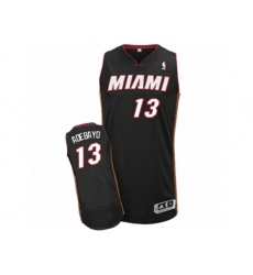 Miami Heat #13 Edrice Adebayo Authentic Black Road NBA Jersey