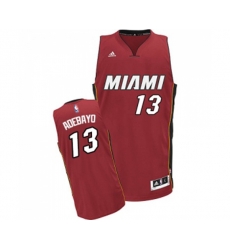 Miami Heat #13 Edrice Adebayo Swingman Red Basketball Jersey Statement Edition