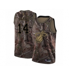 Miami Heat #14 Tyler Herro Swingman Camo Realtree Collection Basketball Jersey