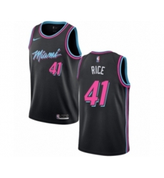 Miami Heat #41 Glen Rice Swingman Black NBA Jersey - City Edition