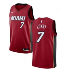 Nike Miami Heat #7 Kyle Lowry Red NBA Swingman Statement Edition Jersey