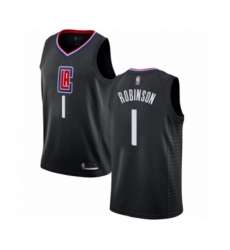 Los Angeles Clippers #1 Jerome Robinson Swingman Black Basketball Jersey Statement Edition