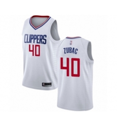 Los Angeles Clippers #40 Ivica Zubac Swingman White Basketball Jersey - Association Edition