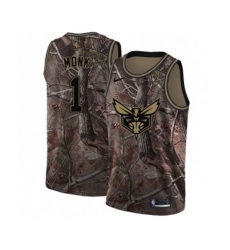Charlotte Hornets #1 Malik Monk Swingman Camo Realtree Collection NBA Jersey