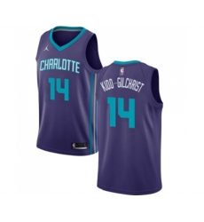 Charlotte Hornets #14 Michael Kidd-Gilchrist Swingman Purple NBA Jersey Statement Edition