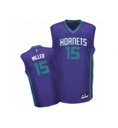 Charlotte Hornets #15 Percy Miller Authentic Purple Alternate NBA Jersey