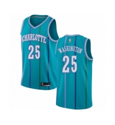 Charlotte Hornets #25 PJ Washington Swingman Aqua Hardwood Classics Basketball Jersey