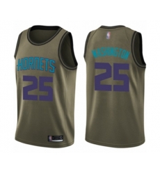 Charlotte Hornets #25 PJ Washington Swingman Green Salute to Service Basketball Jersey