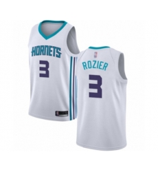 Charlotte Hornets #3 Terry Rozier Authentic White Basketball Jersey - Association Edition