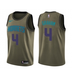 Charlotte Hornets #4 Devonte Graham Swingman Green Salute to Service NBA Jersey Charlotte Hornets #4 Devonte Graham Swingman Green Salute to Service NBA Jersey