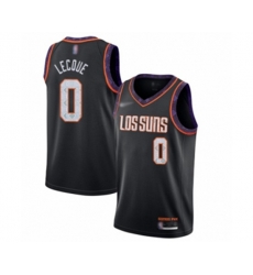 Phoenix Suns #0 Jalen Lecque Swingman Black Basketball Jersey - 2019-20 City Edition