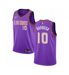Phoenix Suns #10 Leandro Barbosa Swingman Purple NBA Jersey - 2018-19 City Edition