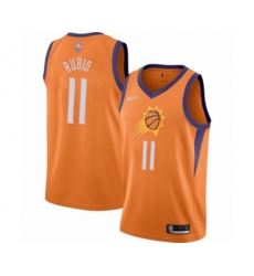 Phoenix Suns #11 Ricky Rubio Swingman Orange Finished Basketball Jersey - Statement Edition