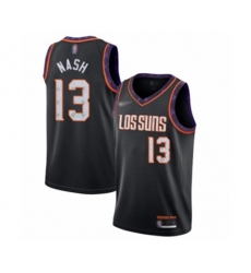 Phoenix Suns #13 Steve Nash Swingman Black Basketball Jersey - 2019-20 City Edition