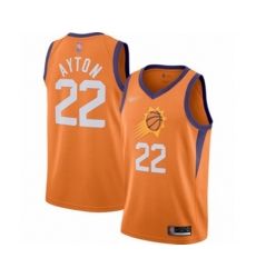 Phoenix Suns #22 Deandre Ayton Swingman Orange Finished Basketball Jersey - Statement Edition