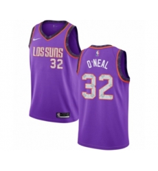 Phoenix Suns #32 Shaquille ONeal Swingman Purple NBA Jersey - 2018-19 City Edition