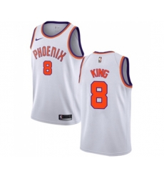 Phoenix Suns #8 George King Swingman White Basketball Jersey - Association Edition