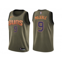Phoenix Suns #9 Dan Majerle Green Salute to Service NBA Swingman Jersey