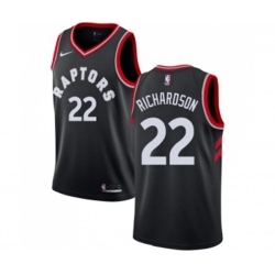 Toronto Raptors #22 Malachi Richardson Swingman Black NBA Jersey Statement Edition