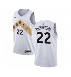 Toronto Raptors #22 Malachi Richardson Swingman White NBA Jersey - City Edition