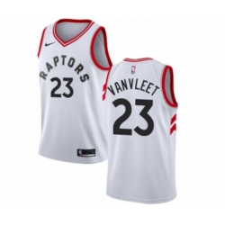 Toronto Raptors #23 Fred VanVleet Swingman White NBA Jersey - Association Edition