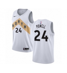 Toronto Raptors #24 Norman Powell Swingman White NBA Jersey - City Edition