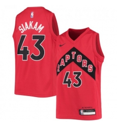 Toronto Raptors #43 Pascal Siakam Nike Red 2020-21 Swingman Jersey