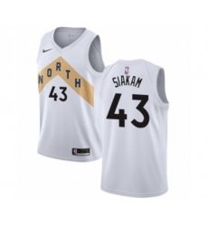 Toronto Raptors #43 Pascal Siakam Swingman White NBA Jersey - City Edition