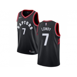 Toronto Raptors #7 Kyle Lowry Black NBA Swingman Statement Edition Jersey