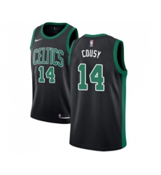 Boston Celtics #14 Bob Cousy Swingman Black Basketball Jersey - Statement Edition