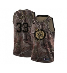 Boston Celtics #33 Larry Bird Swingman Camo Realtree Collection NBA Jersey