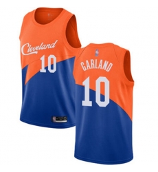 Cleveland Cavaliers #10 Darius Garland Blue Basketball Swingman City Edition 2018-19 Jersey