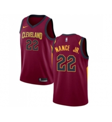Cleveland Cavaliers #22 Larry Nance Jr. Swingman Maroon Basketball Jersey - Icon Edition