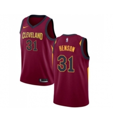 Cleveland Cavaliers #31 John Henson Swingman Maroon Basketball Jersey - Icon Edition