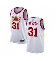 Cleveland Cavaliers #31 John Henson Swingman White Basketball Jersey - Association Edition