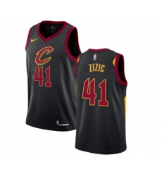 Cleveland Cavaliers #41 Ante Zizic Swingman Black Basketball Jersey Statement Edition