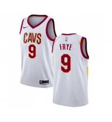 Cleveland Cavaliers #9 Channing Frye Swingman White Basketball Jersey - Association Edition