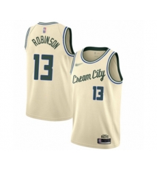 Milwaukee Bucks #13 Glenn Robinson Swingman Cream Basketball Jersey - 2019-20 City Edition