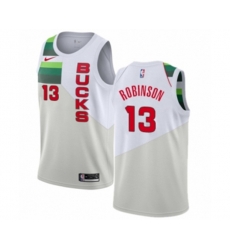 Milwaukee Bucks #13 Glenn Robinson White Swingman Jersey - Earned Edition