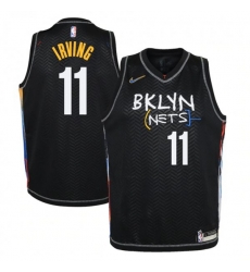 Brooklyn Nets #11 Kyrie Irving Nike Black 2020-21 Swingman Jersey