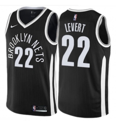Brooklyn Nets #22 Caris LeVert Authentic Black NBA Jersey - City Edition