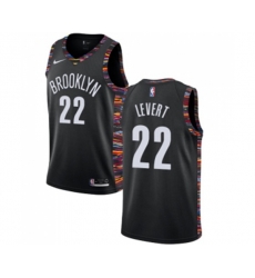 Brooklyn Nets #22 Caris LeVert Swingman Black Basketball Jersey - 2018-19 City Edition