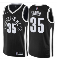 Brooklyn Nets #35 Kenneth Faried Swingman Black NBA Jersey - City Edition