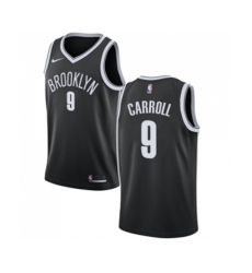 Brooklyn Nets #9 DeMarre Carroll Swingman Black Road NBA Jersey - Icon Edition